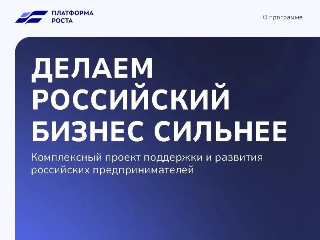 Старт второго открытого набора в программу «Платформа роста»!.