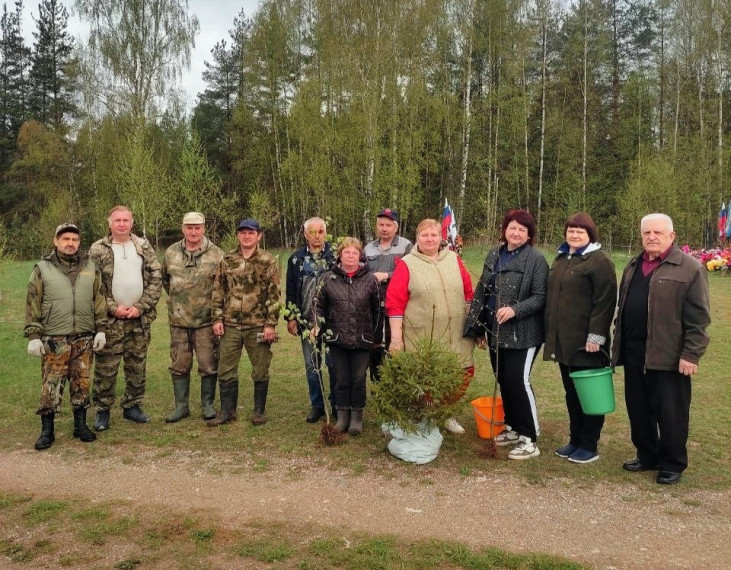 Акция "Сад Памяти" в Пушкиногорском районе. Акция "Сад Памяти" в Пушкиногорском районе.